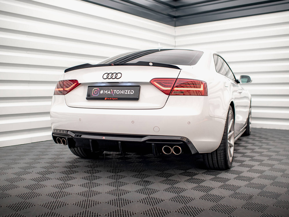 Rear Valance Audi A5 Sportback 8T Facelift (Version with dual exhausts on both sides) - 2 