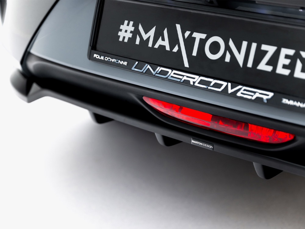 Rear Splitter (Vertical Bars) Opel Corsa F Facelift (Mk6 Facelift) - 5 