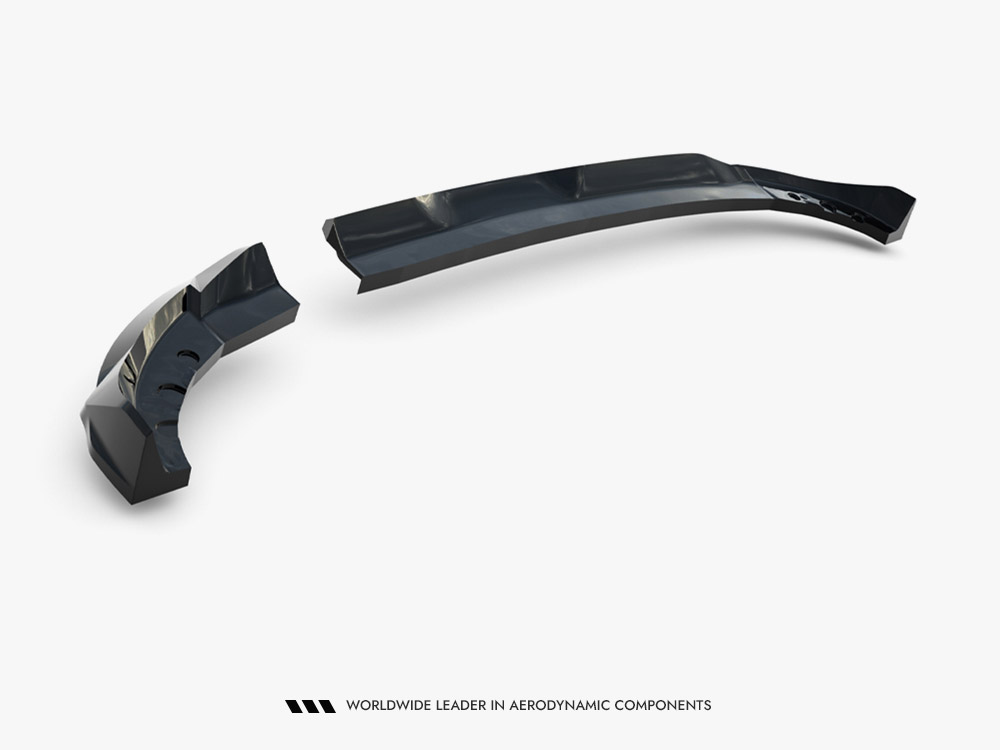 Rear Splitter (Vertical Bars) Opel Corsa F Facelift (Mk6 Facelift) - 8 