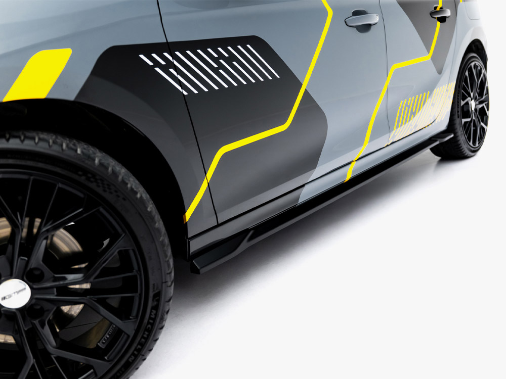 Side Skirt Diffusers Opel Corsa F Facelift (Mk6 Facelift) - 4 