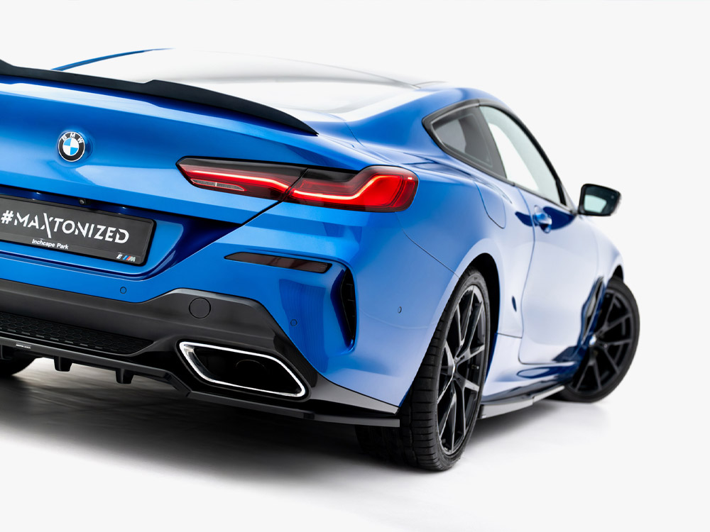 Rear Splitter (Vertical Bars) V.2 BMW 8 Coupe M-Pack G15 - 5 
