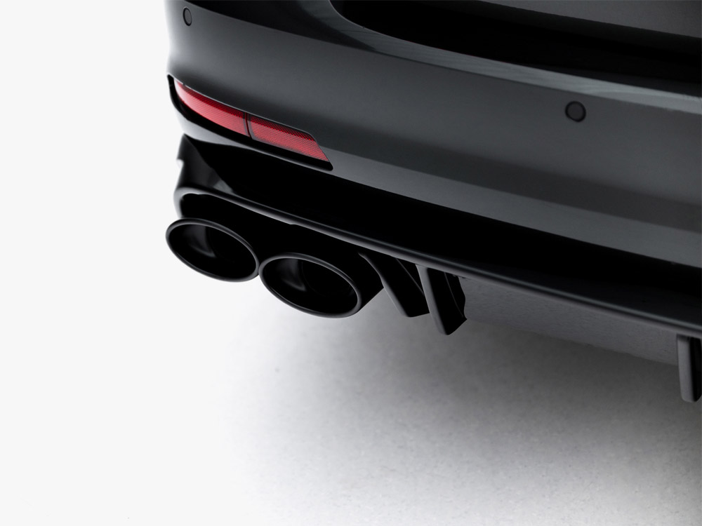 Rear Valance + Exhaust Ends Imitation Audi A6 Sedan / Avant C8 / C8 Facelift - 5 