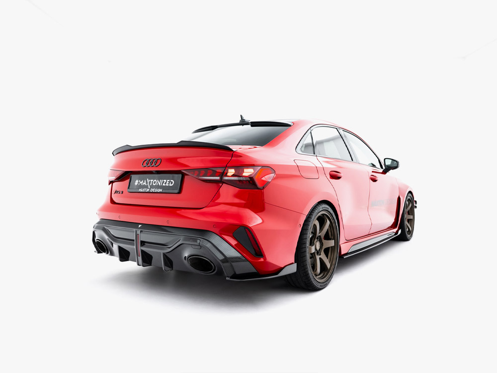 Spoiler CAP Audi A3 S-Line Sedan / S3 Sedan 8Y Facelift - 2 