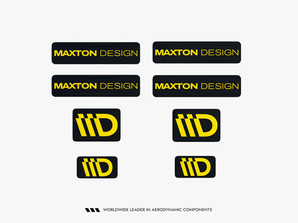 3D Sticker Set Maxton Design - A (Sold AS A PACK OF X8) - 3 