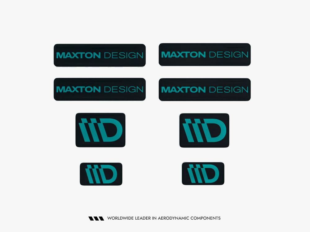 3D Sticker Set Maxton Design - A (Sold AS A PACK OF X8) - 13 