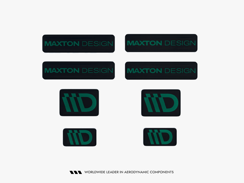 3D Sticker Set Maxton Design - A (Sold AS A PACK OF X8) - 15 