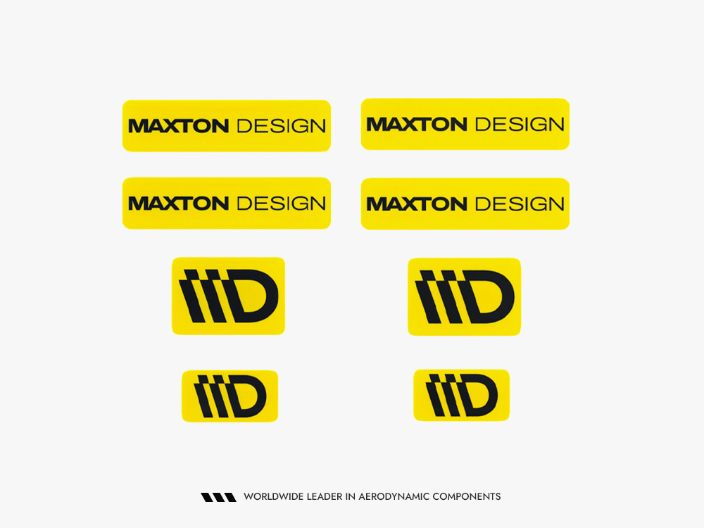 3D Sticker Set Maxton Design - B (Sold AS A PACK OF X8) - 3 