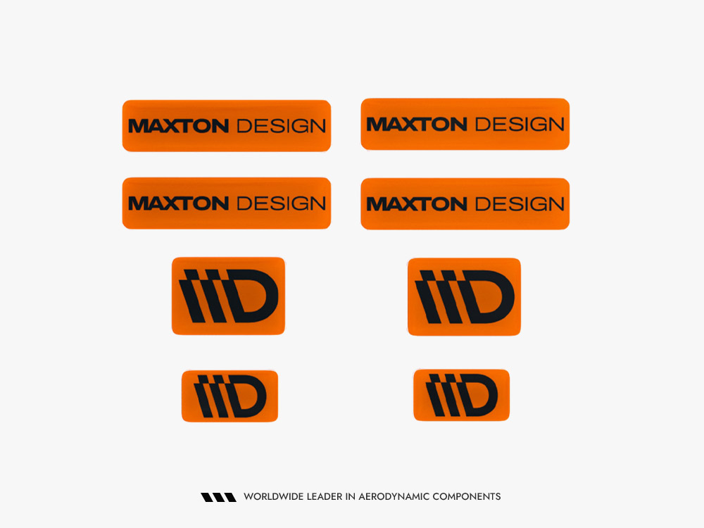 3D Sticker Set Maxton Design - B (Sold AS A PACK OF X8) - 4 