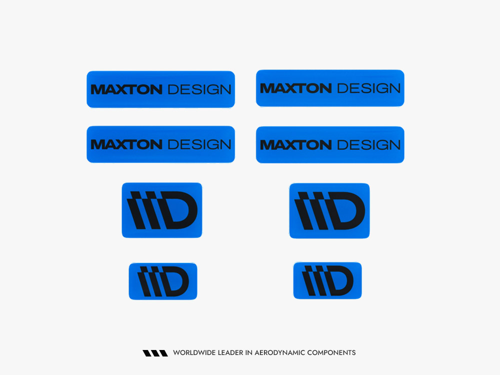 3D Sticker Set Maxton Design - B (Sold AS A PACK OF X8) - 8 