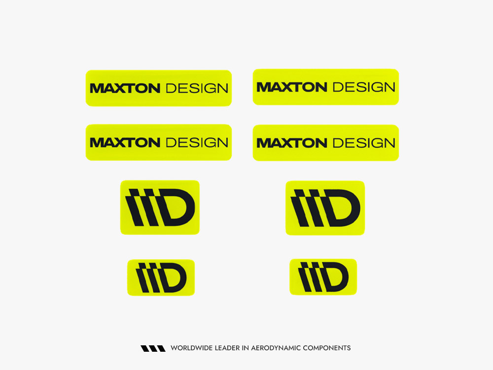 3D Sticker Set Maxton Design - B (Sold AS A PACK OF X8) - 10 