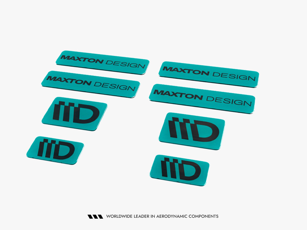3D Sticker Set Maxton Design - B (Sold AS A PACK OF X8) - 13 