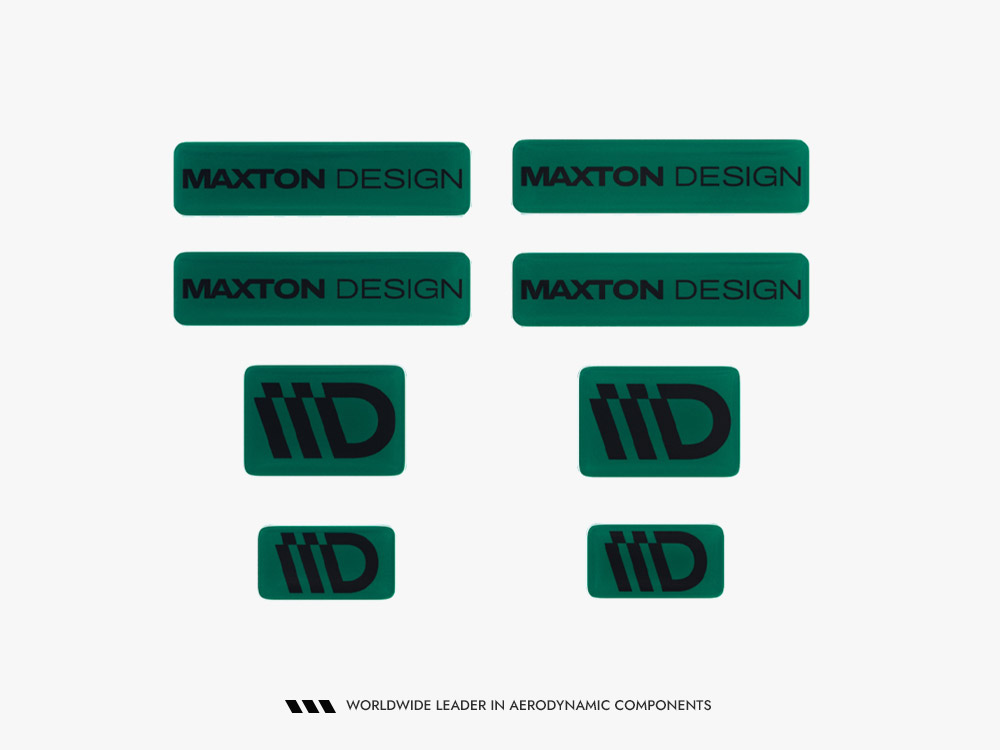 3D Sticker Set Maxton Design - B (Sold AS A PACK OF X8) - 14 
