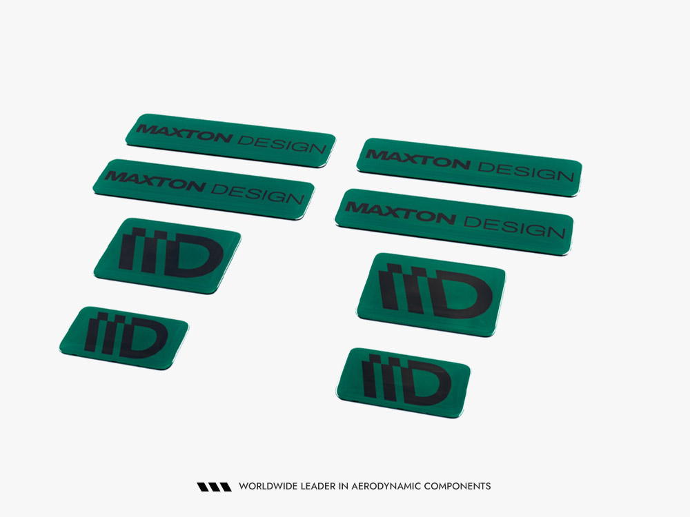 3D Sticker Set Maxton Design - B (Sold AS A PACK OF X8) - 15 