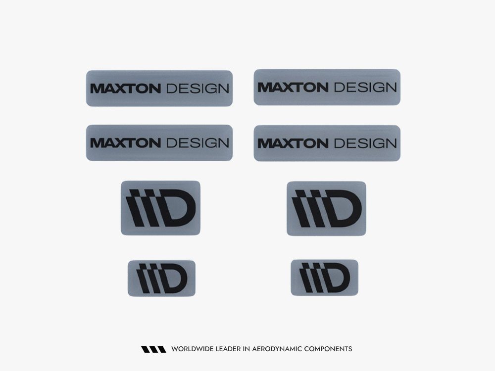 3D Sticker Set Maxton Design - B (Sold AS A PACK OF X8) - 16 