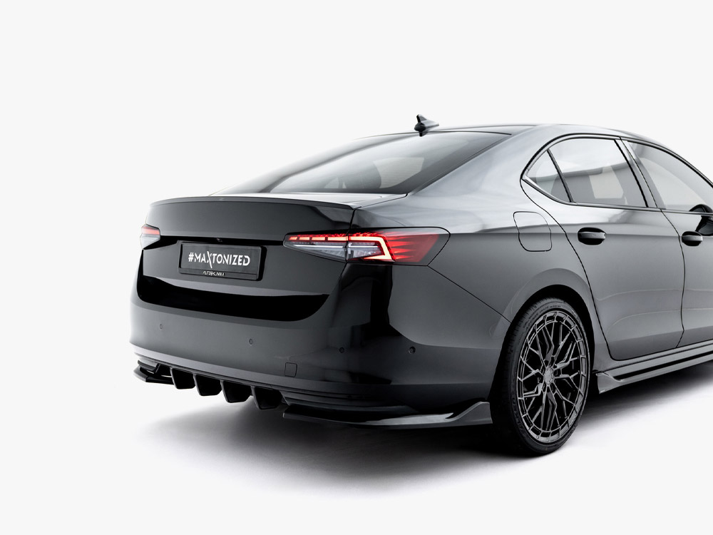 Rear Side Splitters V.2 Skoda Superb Sportline Mk4 - 3 