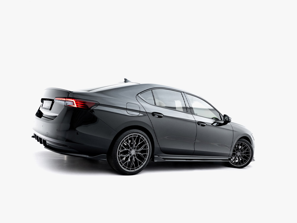 Side Skirt Diffusers V.2 Skoda Superb Sportline Mk4 - 3 