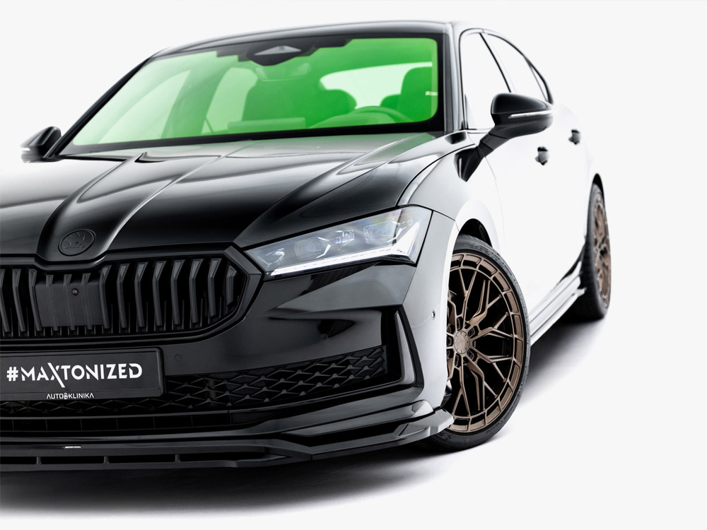 Front Splitter V.1 Skoda Superb Sportline Mk4 - 7 