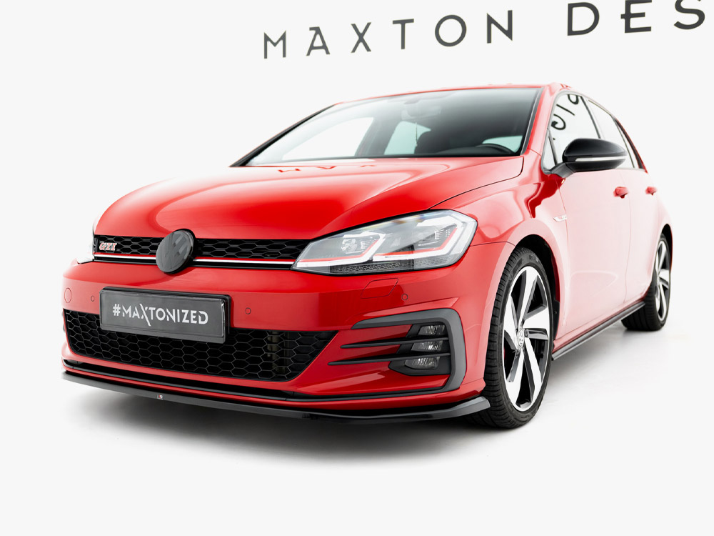 Front Splitter V.4 Volkswagen Golf GTI / GTD Mk7 Facelift - 2 
