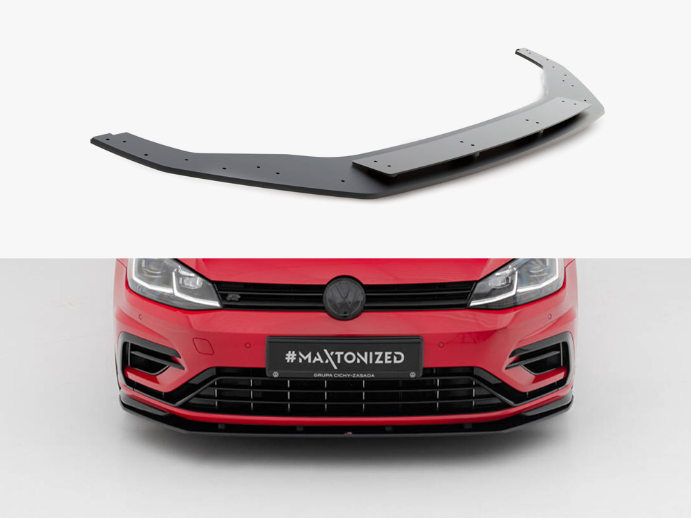 Street PRO Front Splitter Volkswagen Golf R / R-Line Mk7 Facelift - 1 