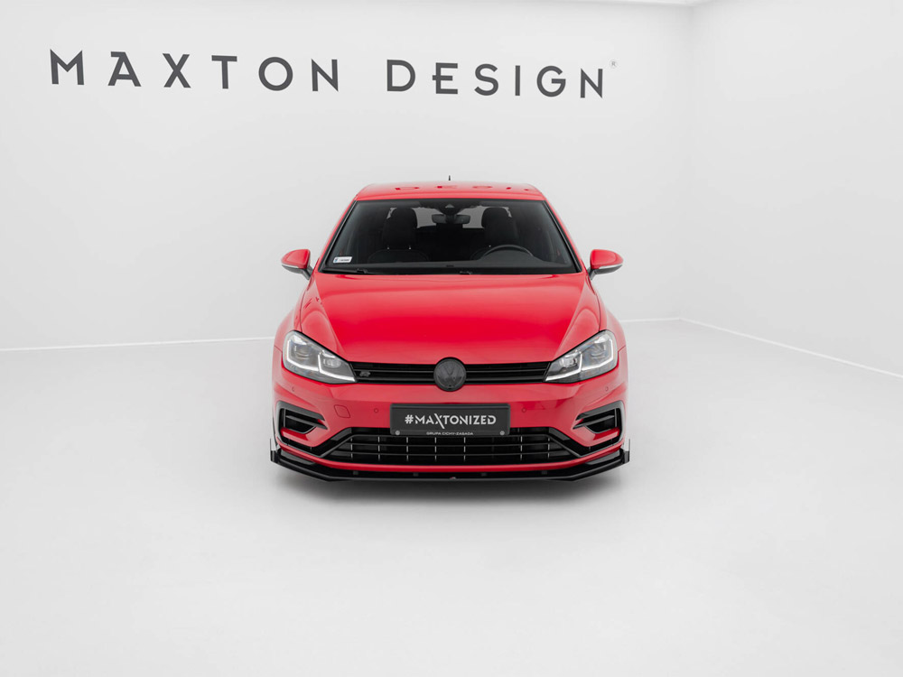 Street PRO Front Splitter + Flaps Volkswagen Golf R / R-Line Mk7 Facelift - 2 