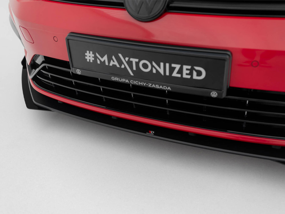 Street PRO Front Splitter + Flaps Volkswagen Golf R / R-Line Mk7 Facelift - 4 