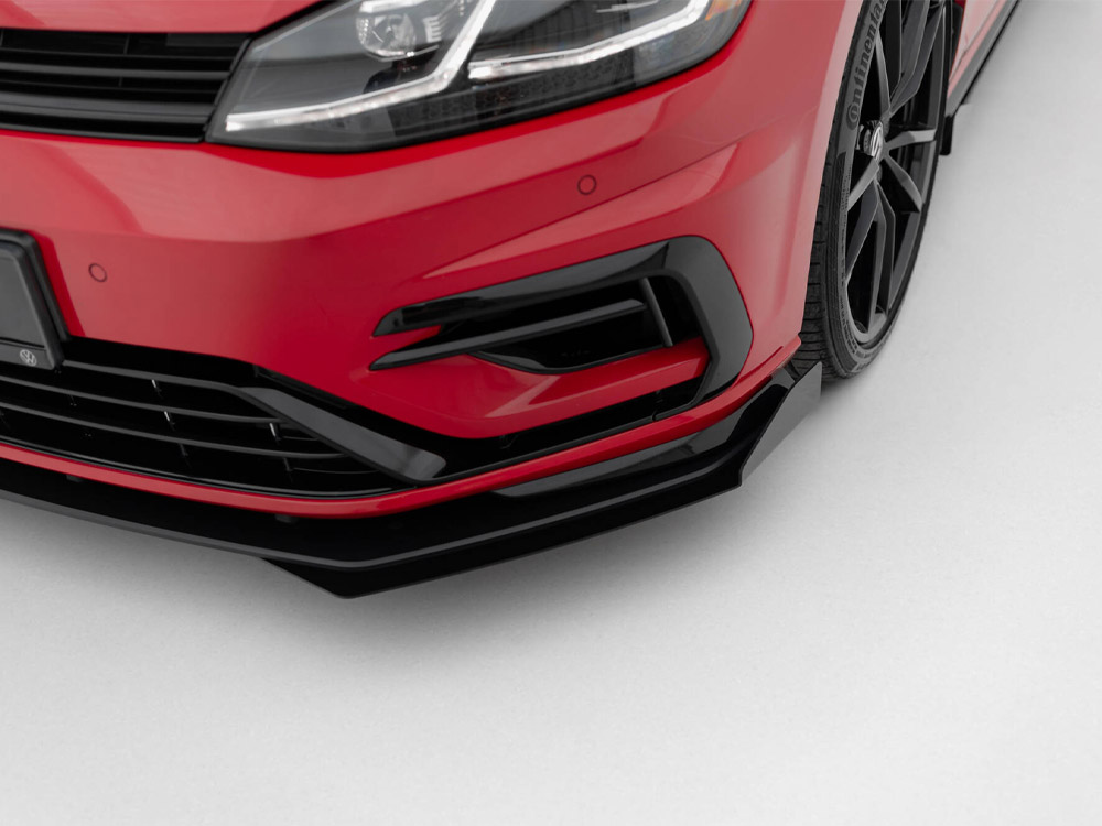 Street PRO Front Splitter + Flaps Volkswagen Golf R / R-Line Mk7 Facelift - 5 
