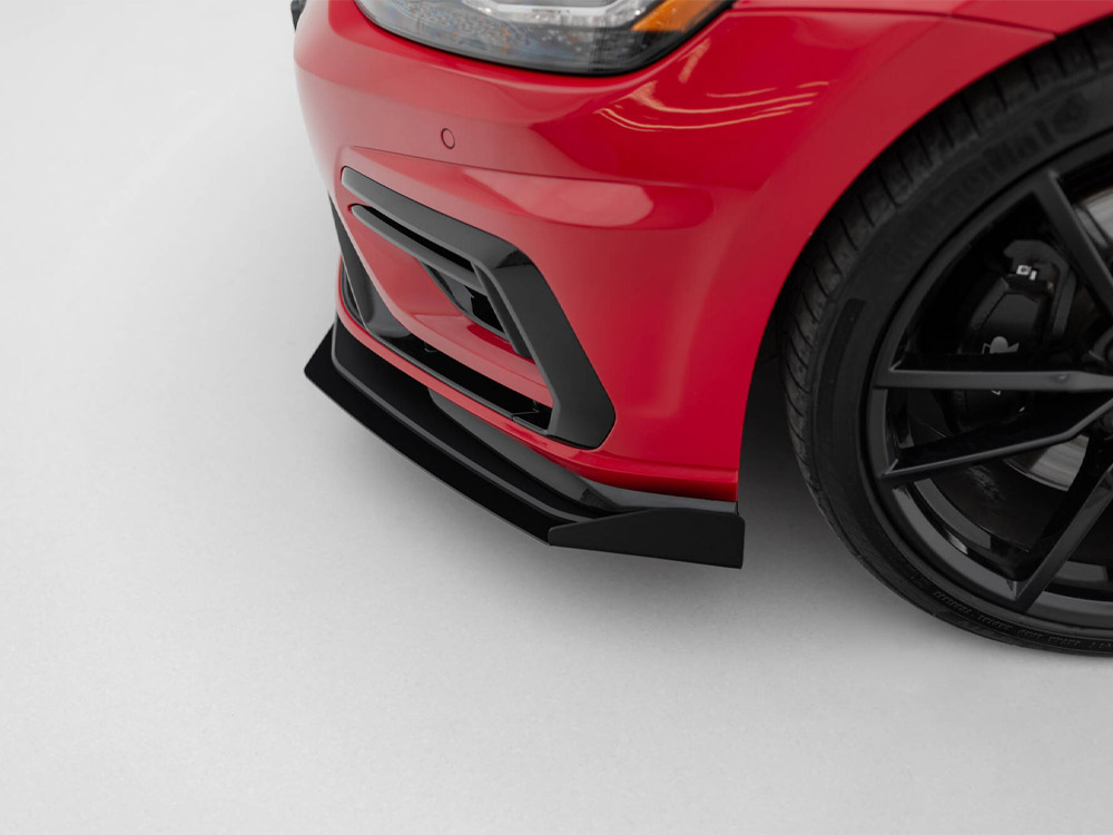 Street PRO Front Splitter + Flaps Volkswagen Golf R / R-Line Mk7 Facelift - 6 