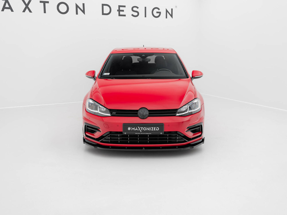 Front Splitter V.1 Volkswagen Golf R / R-Line Mk 7 Facelift - Maxton ...