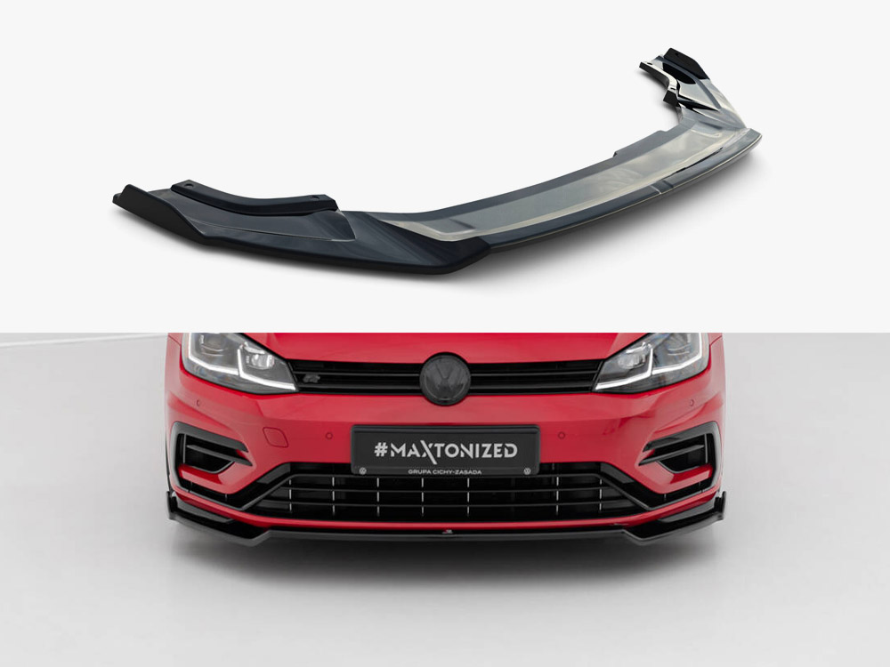 Front Splitter V.2 Volkswagen Golf R / R-Line Mk7 Facelift - 1 