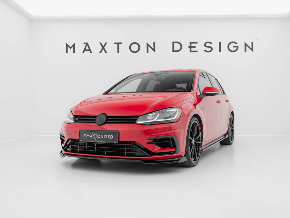 Front Splitter V.2 Volkswagen Golf R / R-Line Mk7 Facelift - 2 