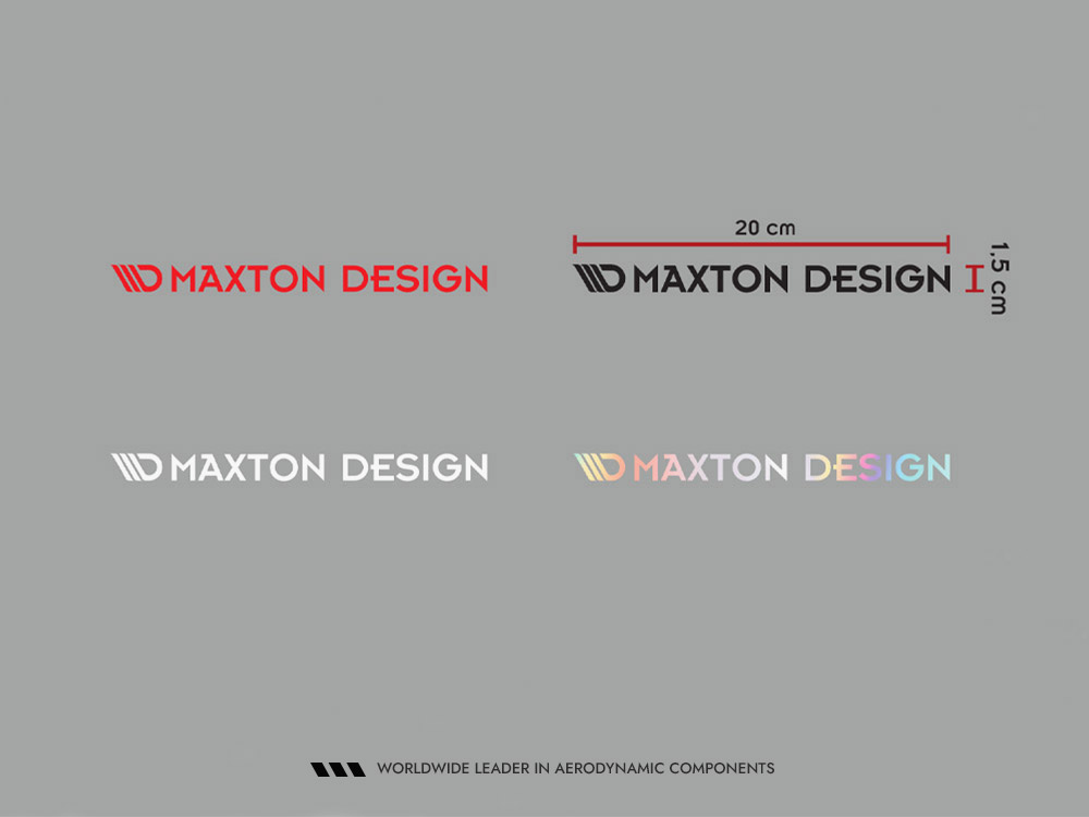 Maxton Sticker 04 Sticker Logo in String 20x1,5 cm - 1 