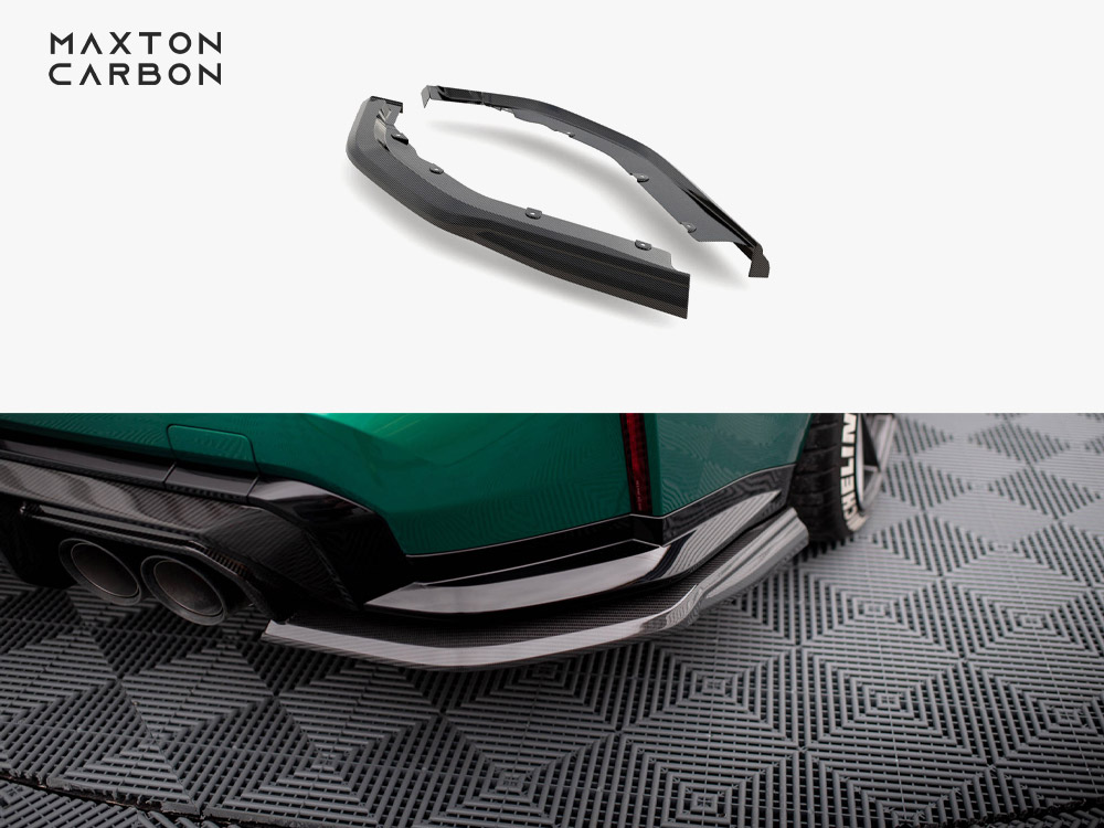 Carbon Fiber Rear Side Splitters BMW M3 Sedan / Touring G80 / G81 - 1 