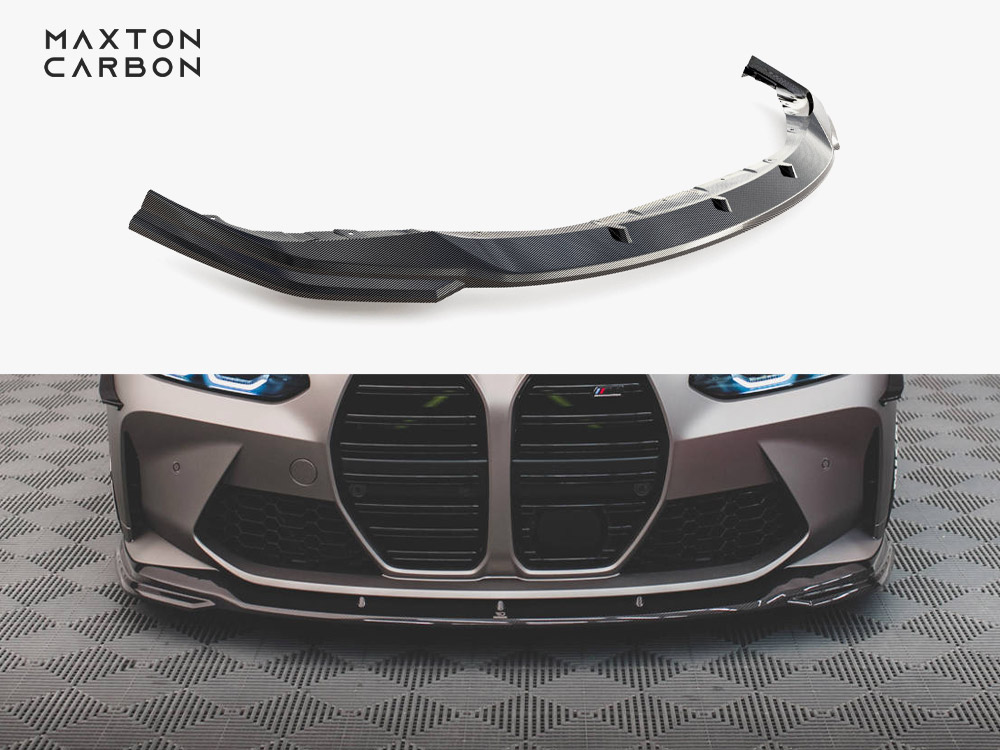 Carbon Fiber Front Splitter V.2 BMW M4 G82 / G82 Facelift - 1 
