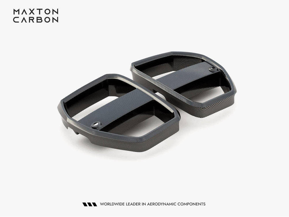 Carbon Fiber Front Grill + License Plate Holder Base BMW M3 G80 / G81 - 9 