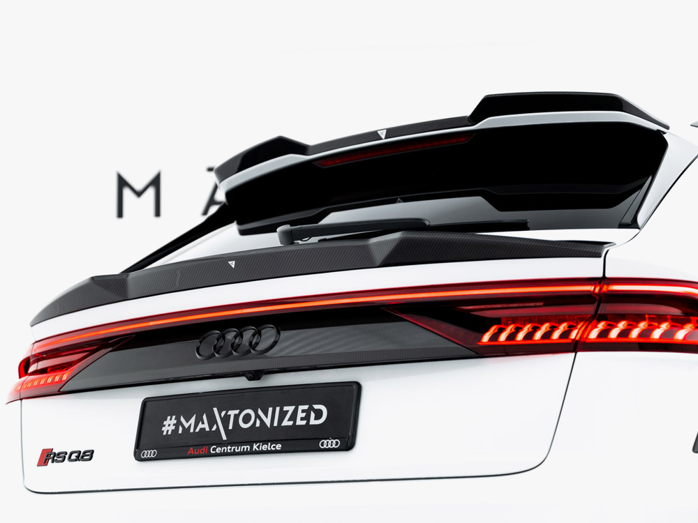 Carbon Fiber Tailgate Spoiler (Lower) Audi RSQ8 / SQ8 / Q8 S-Line / Q8 Mk1 - 3 