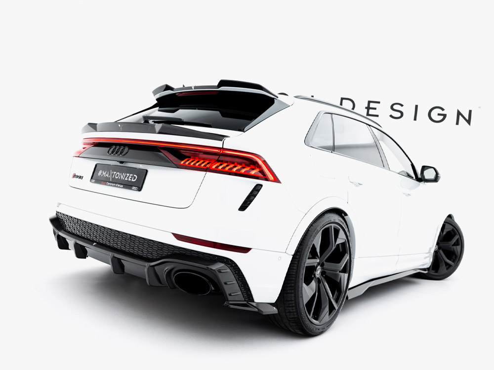 Carbon Fiber Rear Side Splitters Audi RSQ8 Mk1 - 2 