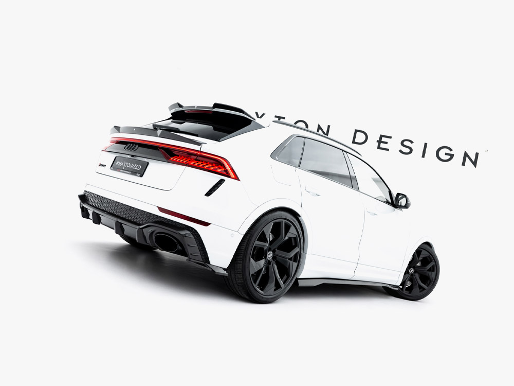 Carbon Fiber Rear Side Splitters Audi RSQ8 Mk1 - 3 