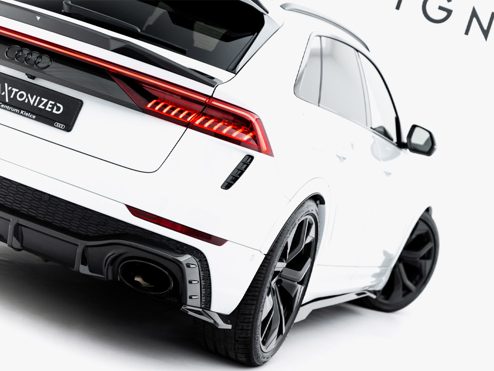 Carbon Fiber Rear Side Splitters Audi RSQ8 Mk1 - 5 