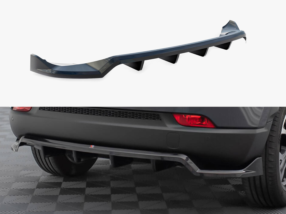 Rear Splitter (Vertical Bars) Jeep Compass Limited Mk2 Facelift - 1 