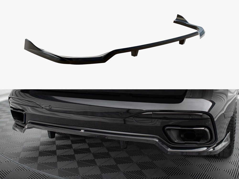 Rear Splitter (Vertical Bars) BMW X7 M-Pack G07 Facelift - 1 
