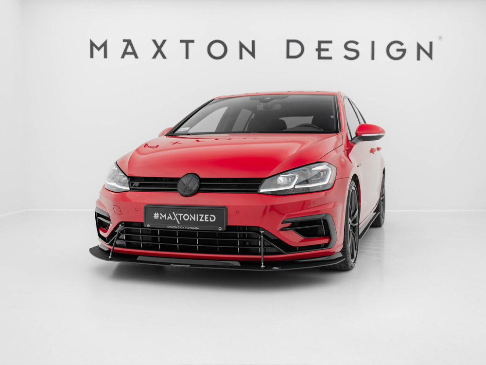 Hybrid Front Racing Splitter VW Golf 7 R / R-Line Facelift - 2 