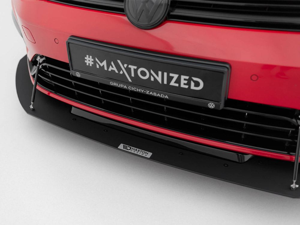 Hybrid Front Racing Splitter VW Golf 7 R / R-Line Facelift - 4 