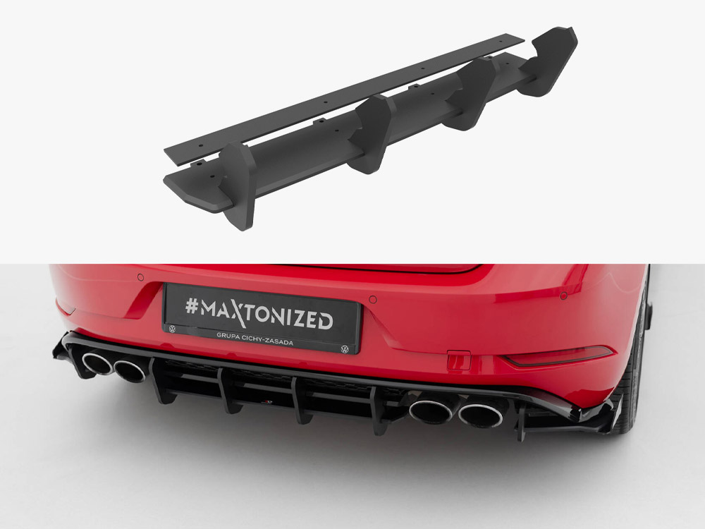 Street PRO Rear Diffuser Volkswagen Golf R Mk7 Facelift - 1 