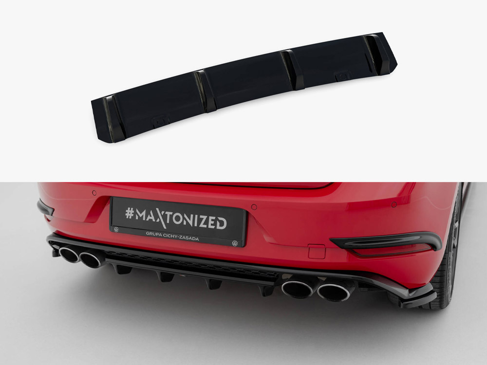 Rear Splitter Volkswagen Golf R / R-Line Hatchback Mk7 Facelift - 1 
