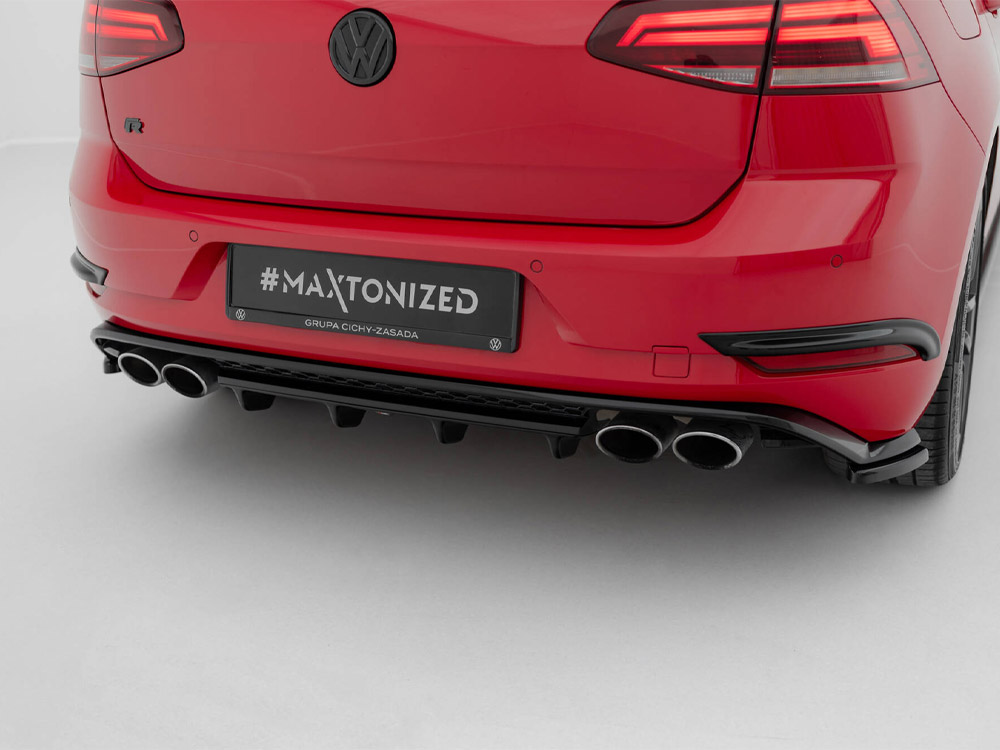 Rear Splitter Volkswagen Golf R / R-Line Hatchback Mk7 Facelift - 4 