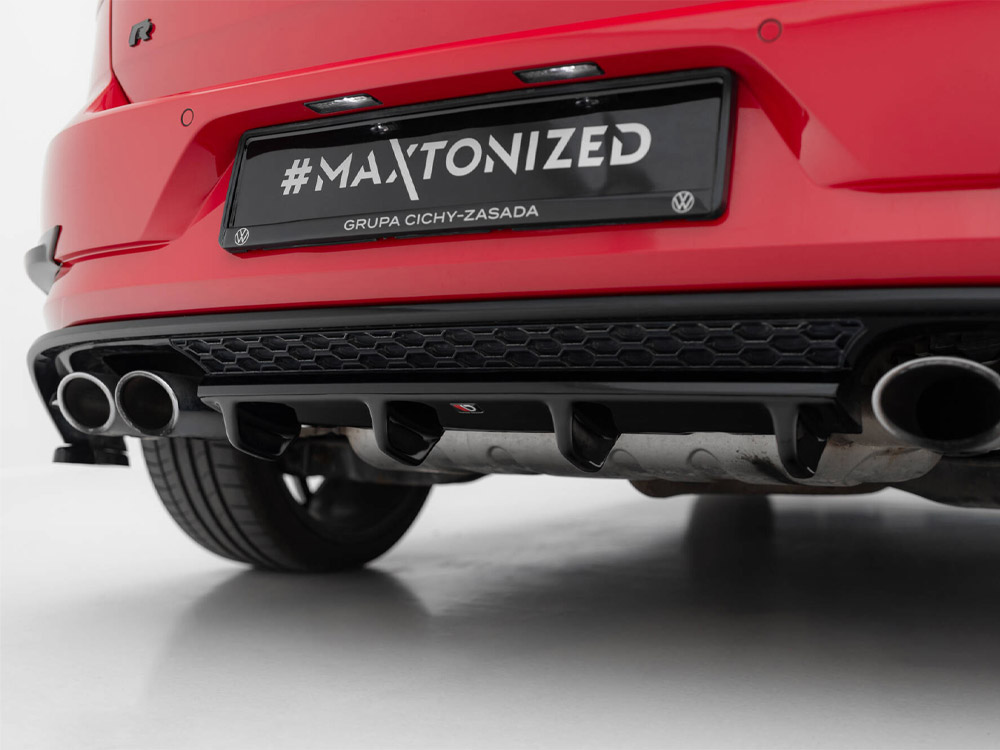 Rear Splitter Volkswagen Golf R / R-Line Hatchback Mk7 Facelift - 6 
