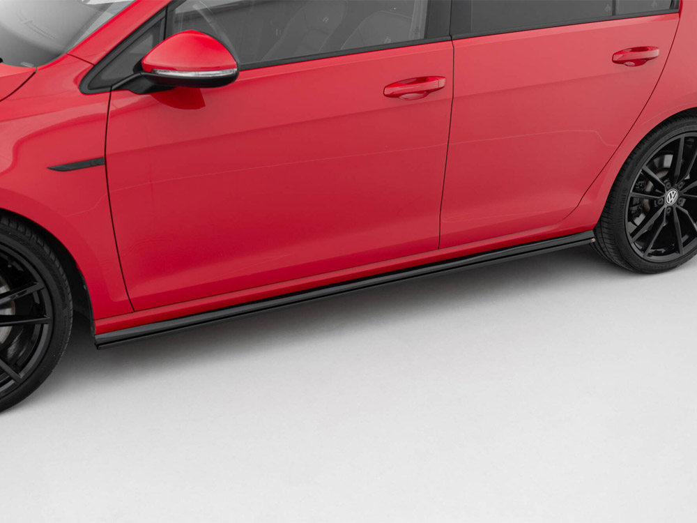 Side Skirts Diffusers V.2 Volkswagen Golf R / R-Line Mk7 Facelift - 4 