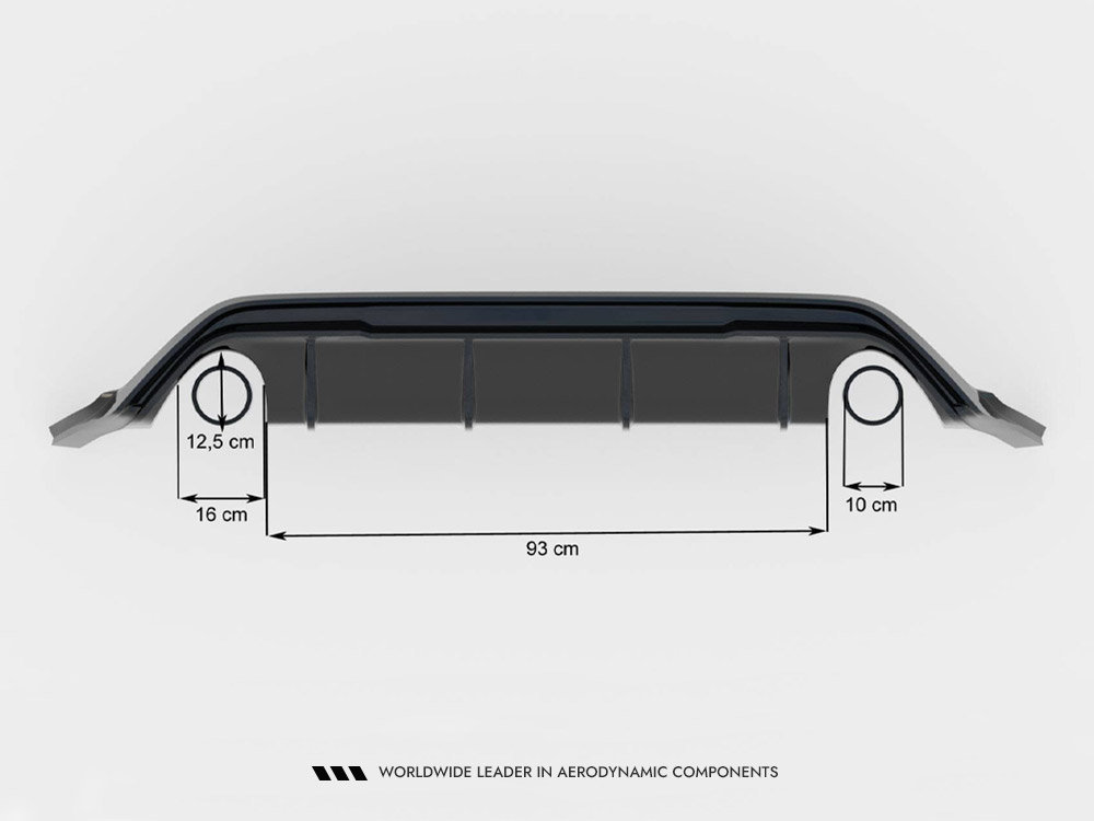 Rear Valance V.3 Ford Focus Hatchback ST Mk4 - 12 
