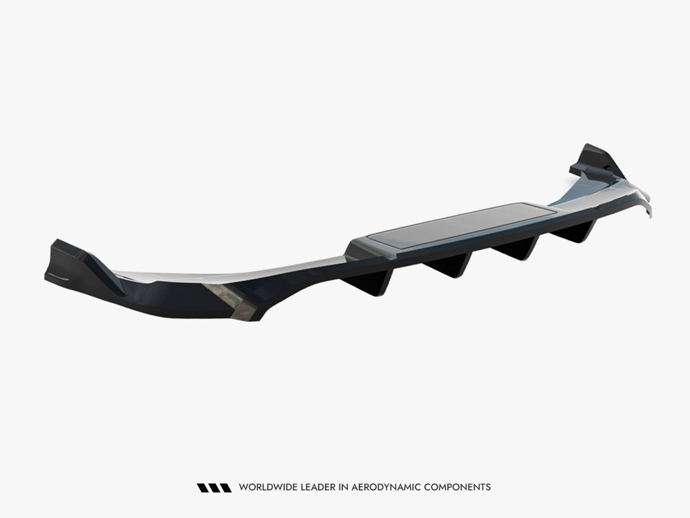 Rear Splitter (Vertical Bars) Audi Q6 e-tron S-Line / SQ6 e-tron SUV / Sportback Mk1 - 6 