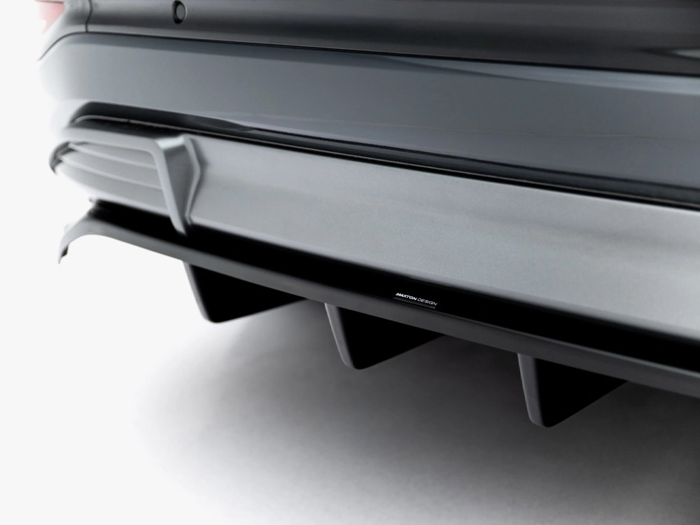 Rear Splitter (Vertical Bars) Audi Q6 e-tron S-Line / SQ6 e-tron SUV / Sportback Mk1 - 4 